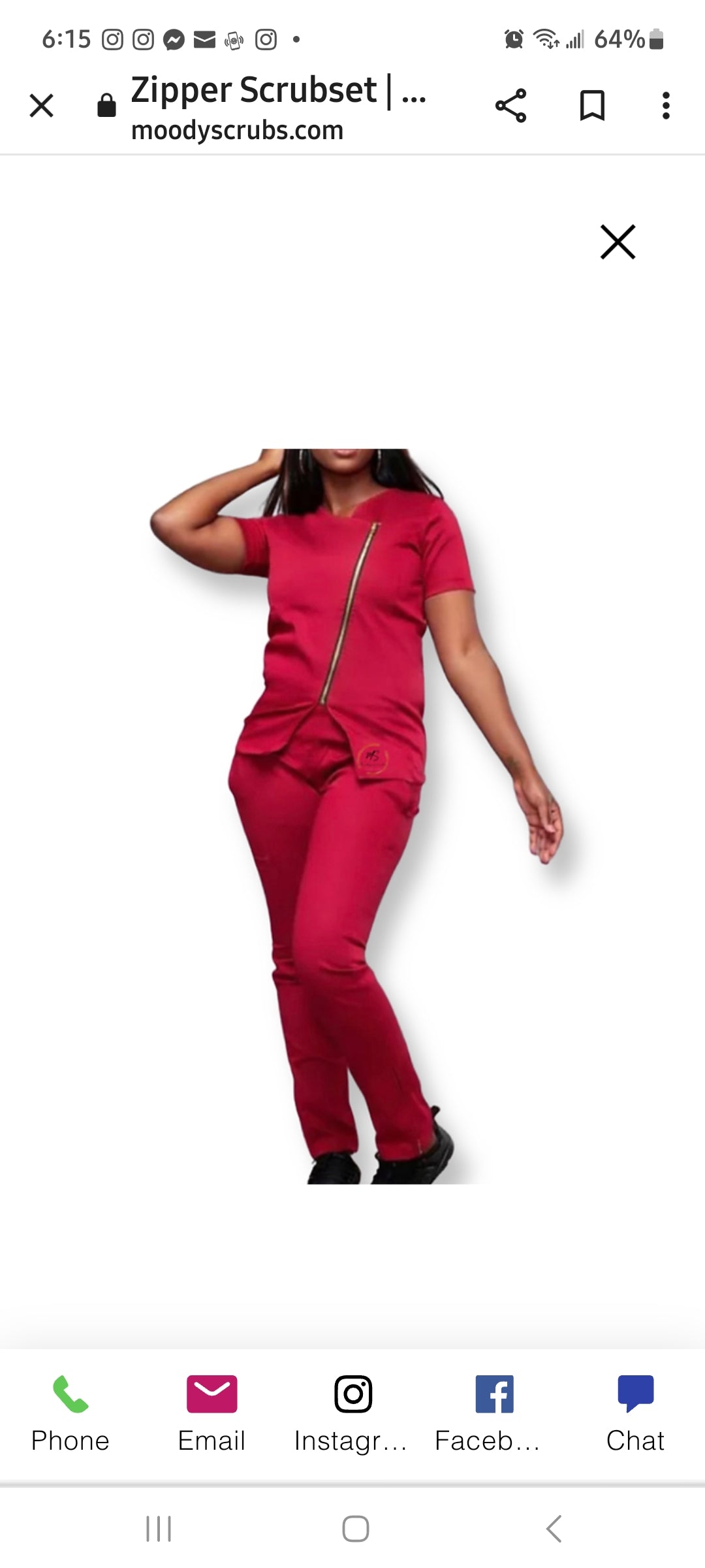 Zipper Scrub Sets