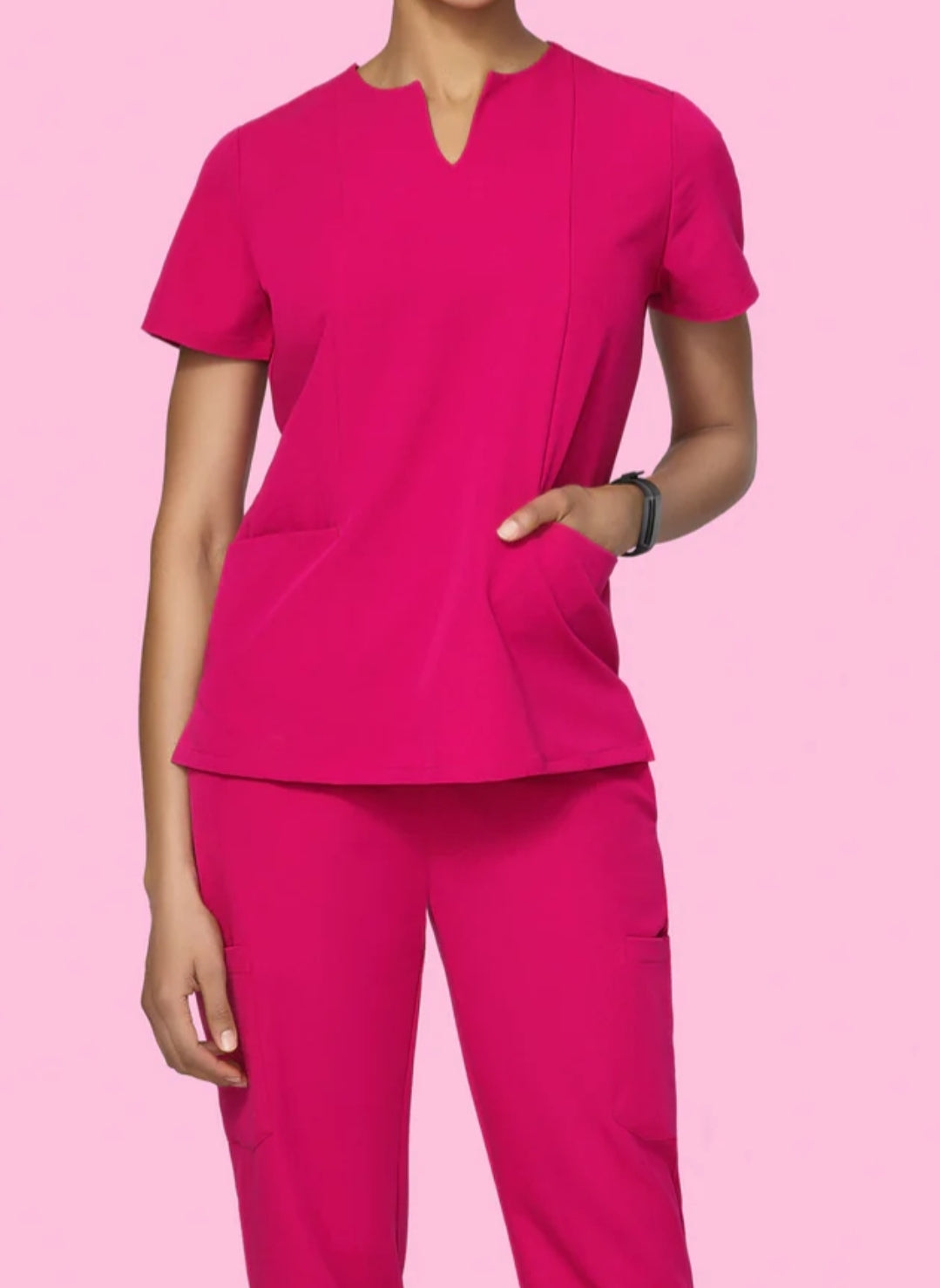 Raspberry Scrub Set